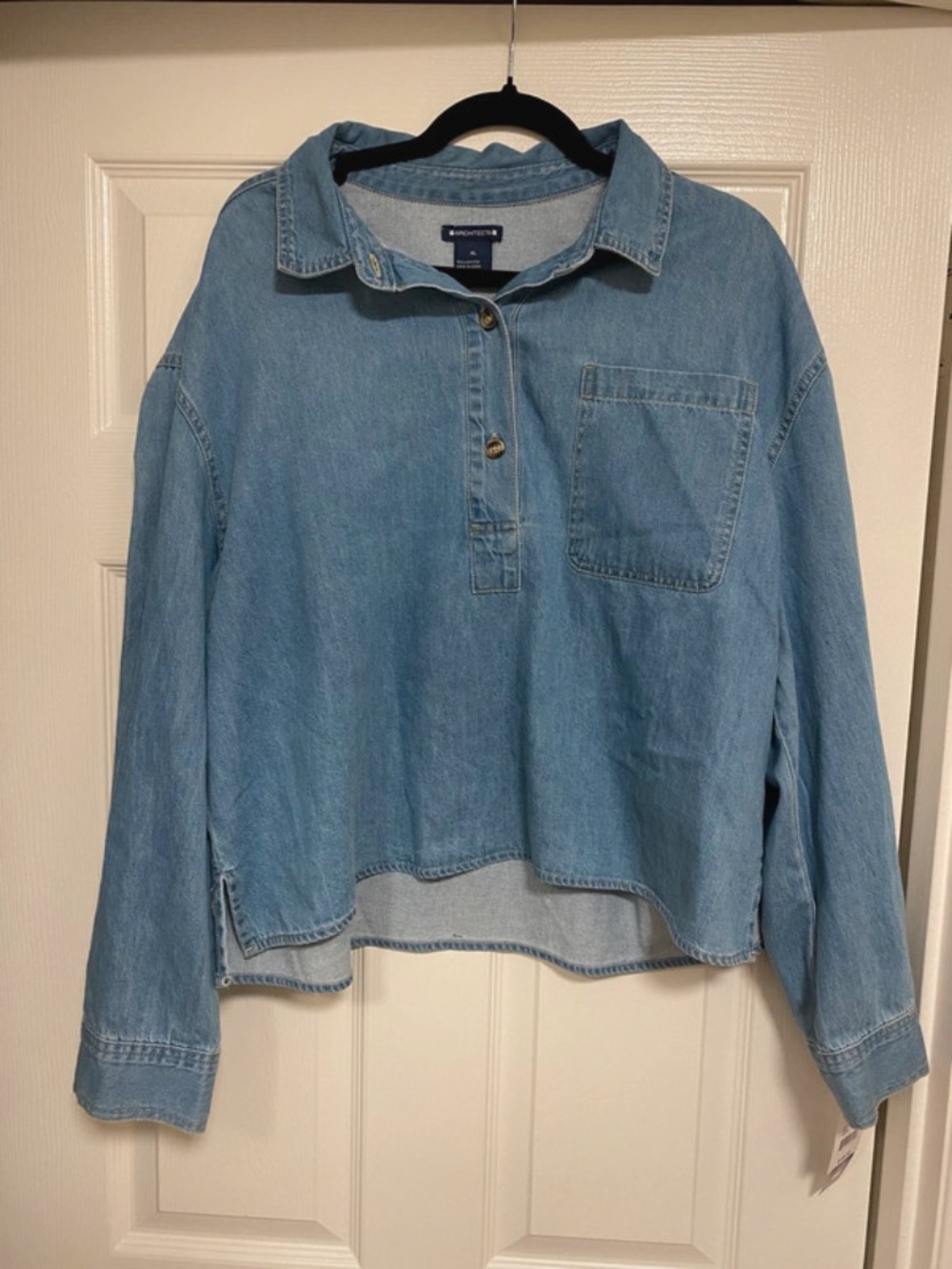 Architect Blue wash denim top